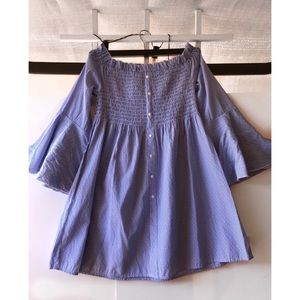 ROMEO & JULIET Off the shoulder midi dress